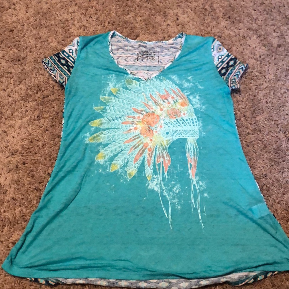 Head Dress top with Aztec detail